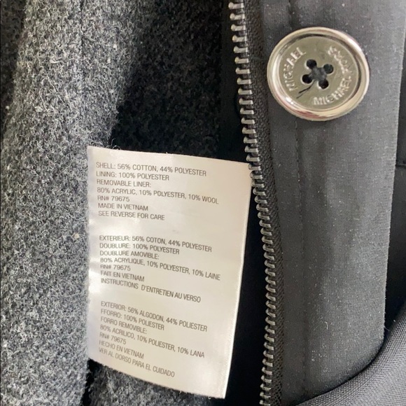 Women’s Black Michael Kors Trenchcoat - Size Small - Picture 5 of 6